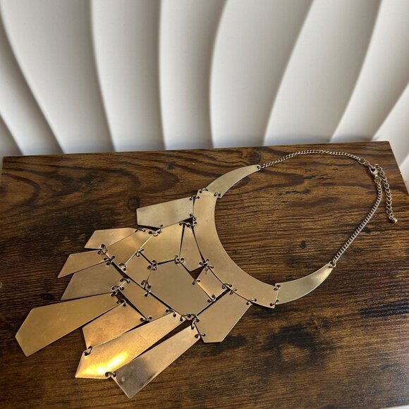 Amrita Singh Turquoise Enamel Broome Street Statement Bib Necklace NKC5026 - Picture 8 of 10